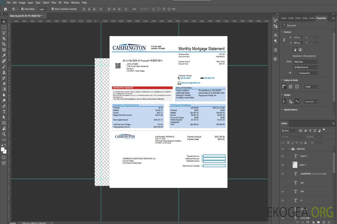 Services hypothécaires de Carrington aux États-Unis template Services hypothécaires de Carrington aux États-Unis template